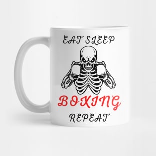 Eat Sleep Boxing Repeat Mug